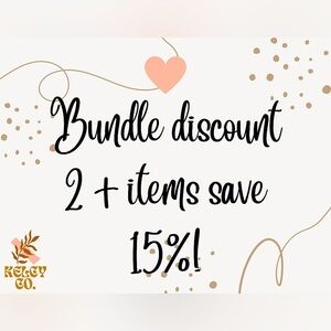 BUNDLE DISCOUNT!